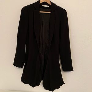 Anne Fontaine black slouchy blazer